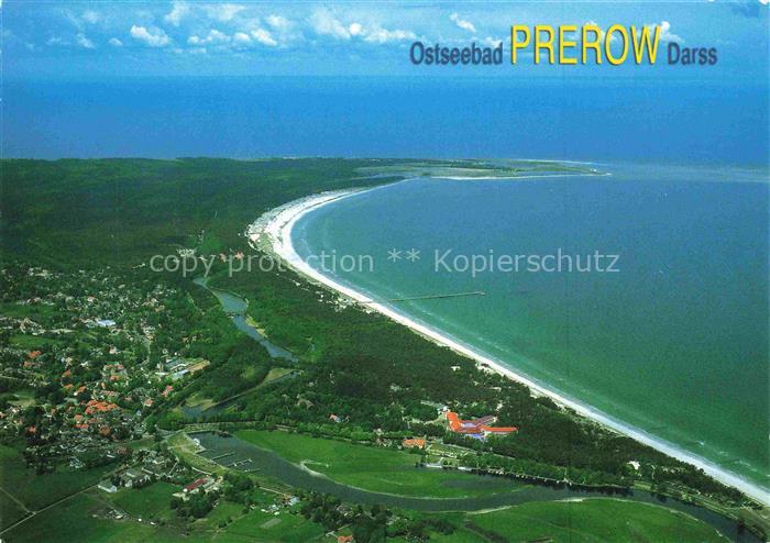 Prerow  Ostseebad Fliegeraufnahme