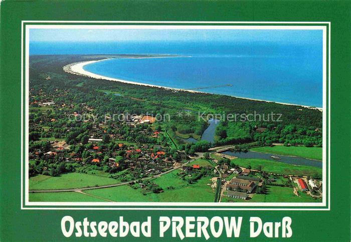 Prerow  Ostseebad Fliegeraufnahme