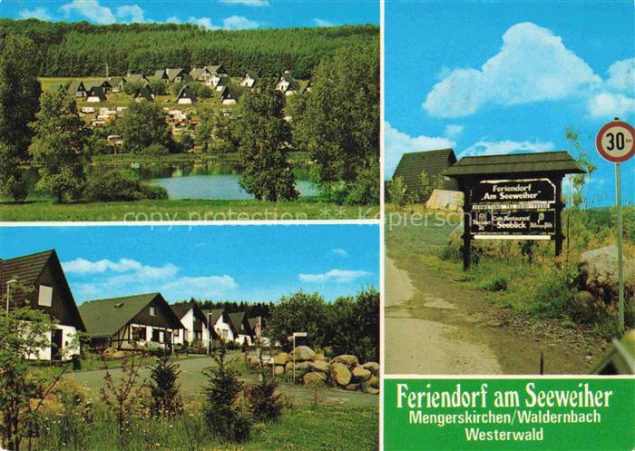 Waldernbach Panorama Feriendorf am Seeweiher Ferienhaeuser