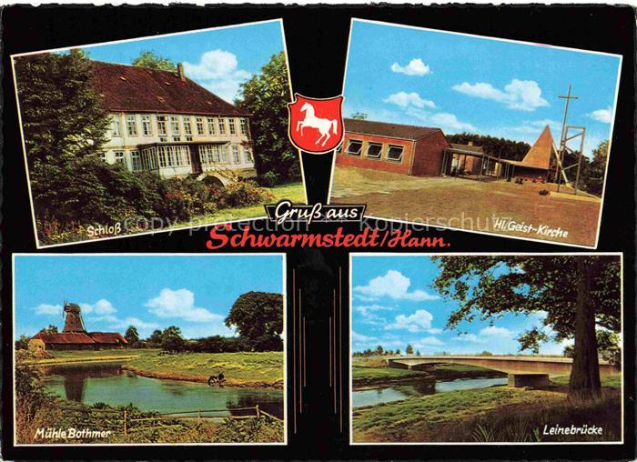 Schwarmstedt Schloss Heilig-Geist-Kirche Muehle Bothmer Leinebruecke