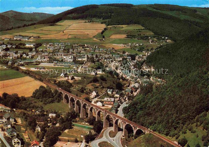 Willingen Sauerland Panorama Heilklimatischer Kurort und Wintersportplatz Viaduk