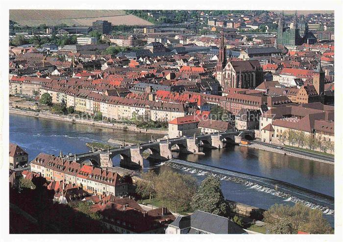 WueRZBURG Bayern Stadtpanorama Bruecke