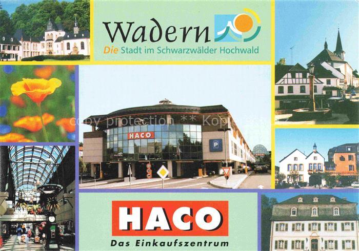Wadern Saar Teilansichten HACO Einkaufszentrum