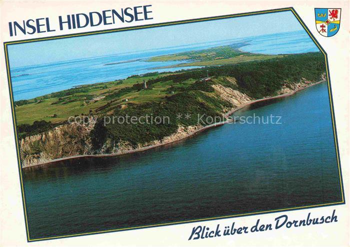 Dornbusch Hiddensee Ruegen Fliegeraufnahme