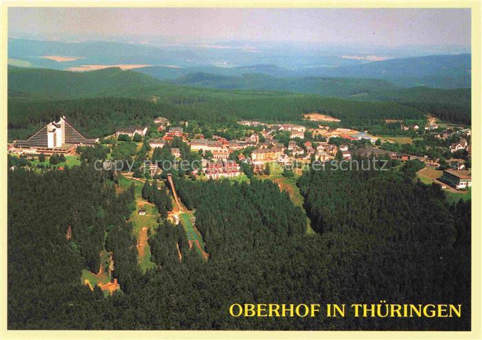 Oberhof  Thueringen Fliegeraufnahme