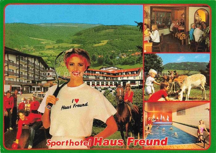 Oberorke Sporthotel Haus Freund Reiterhof Hallenbad Tennis