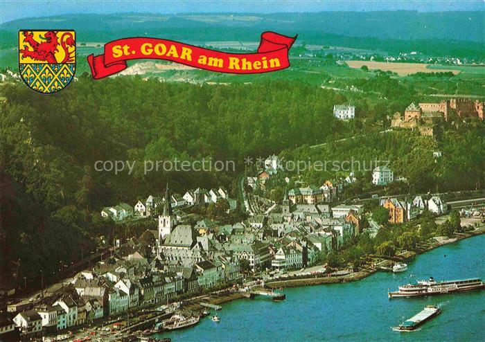 St Goar Rhein Fliegeraufnahme