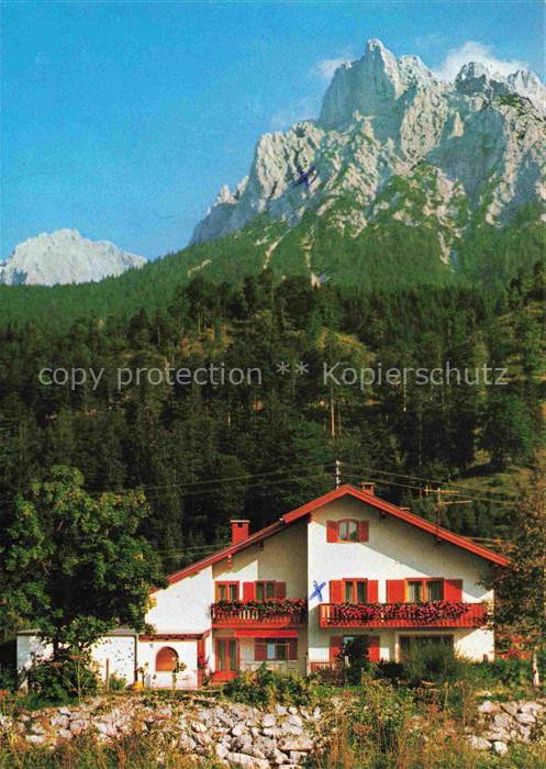 Mittenwald Karwendel Tirol AT Gaestehaus Stankmann Alpen