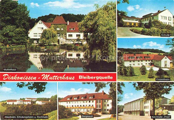 Neuvandsburg West Velbert Diakonissen-Mutterhaus Schule Freizeitheim Kirchhalle