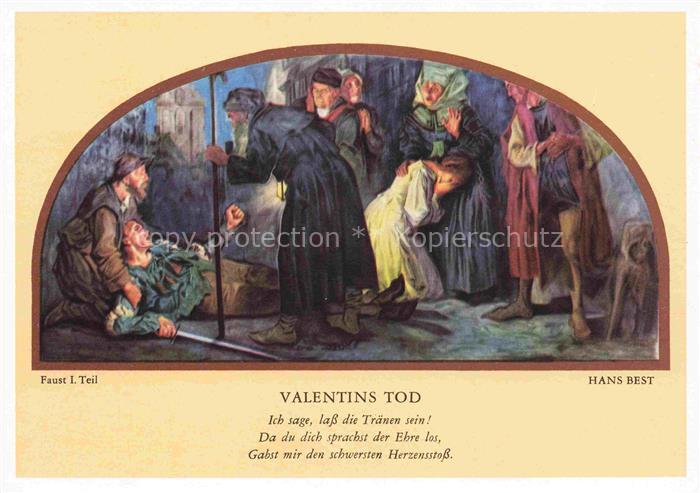 LEIPZIG Sachsen Auerbachs Keller Maedlerpassage Gemaelde Hans Best Faust 1. Teil