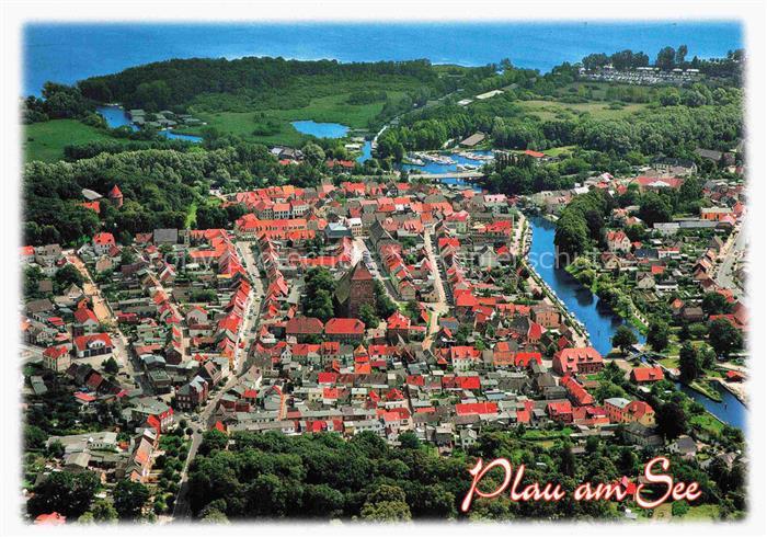 Plau Mecklenburg Fliegeraufnahme