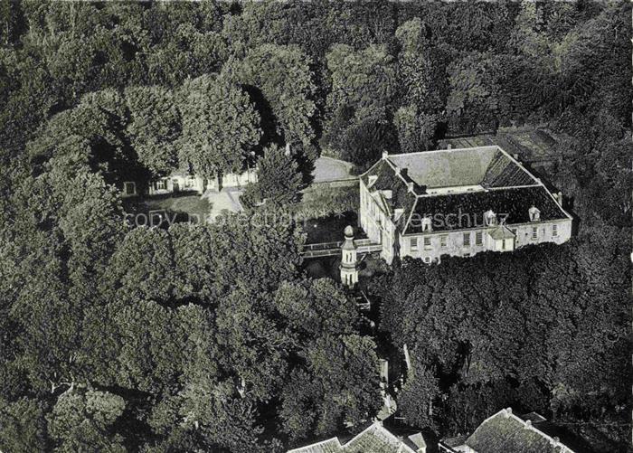 Dornum Ostfriesland Schloss Original Luftfoto