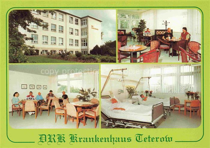 Teterow DRK Krankenhaus Aufenthaltsraum Café Patientenzimmer