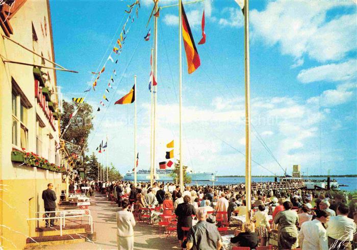 Schulau Wedel Willkomm Hoeft Schiffsbegruessung Schulauer Faehrhaus