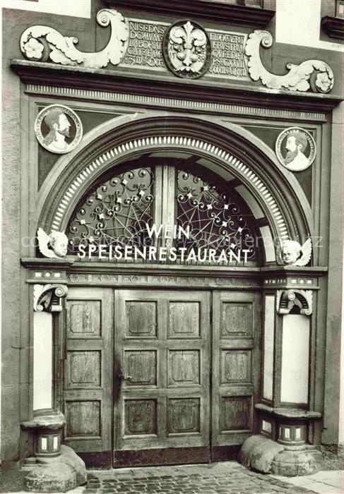 ERFURT  CITY Weinrestaurant Hohe Lilie Portal Historie Nr. 1