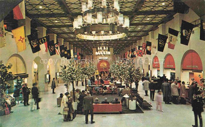 NEW YORK City USA Lobby of Hotel Commodore Park Avenue