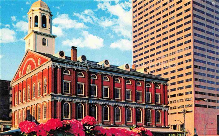 BOSTON  Massachusetts USA Faneuil Hall Cradle of American Liberty