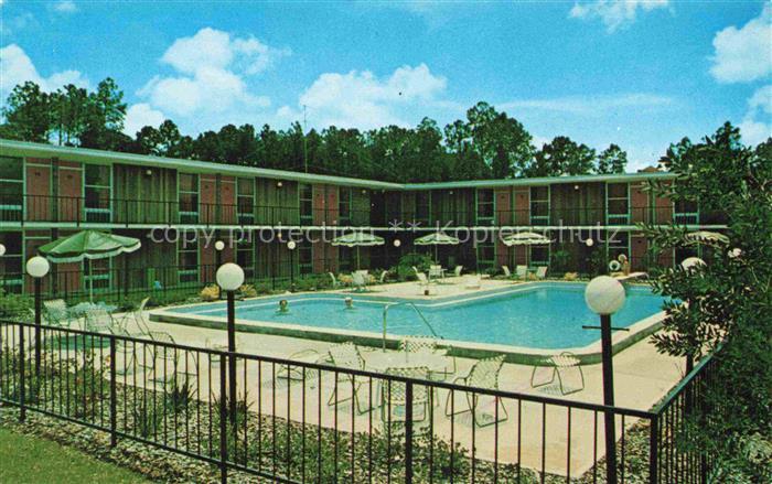 Ormond Beach Florida USA Davis Bros. Cafeterias and Motor Lodges Swimming Pool