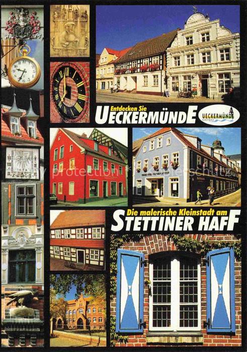 Ueckermuende ueckermuende Mecklenburg Vorpommern Motive Altstadt Malerische Klei