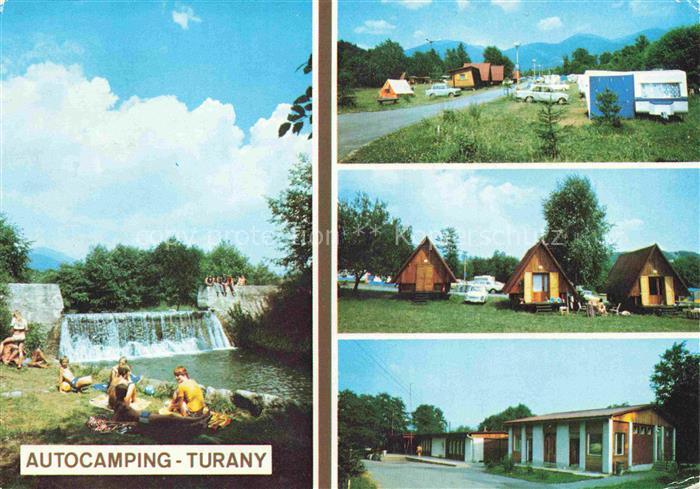 Turany Slovakia Autocamping Trusalová Bungalows Wasserfall