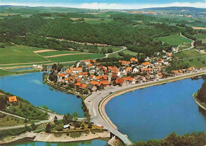 Niederwerbe Edersee Fliegeraufnahme