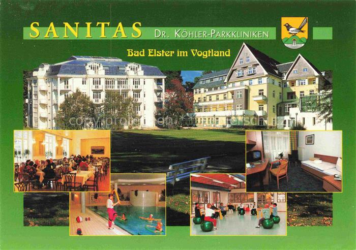 BAD ELSTER Vogtland Sachsen Sanitas Dr. Koehler-Parkkliniken