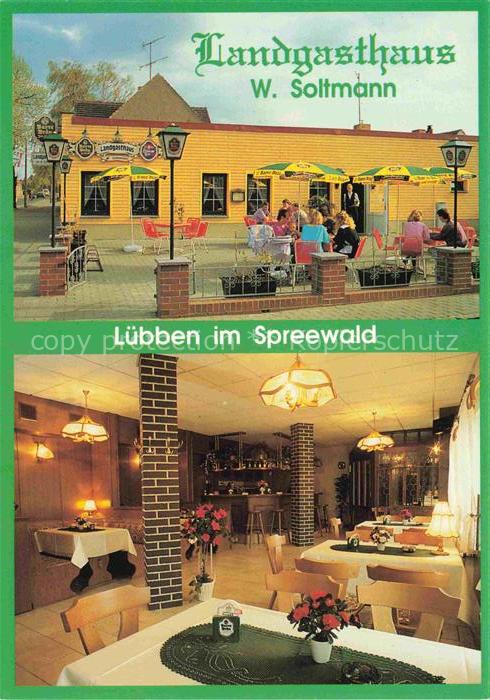 Luebben Spreewald Landgasthaus Restaurant Terrasse