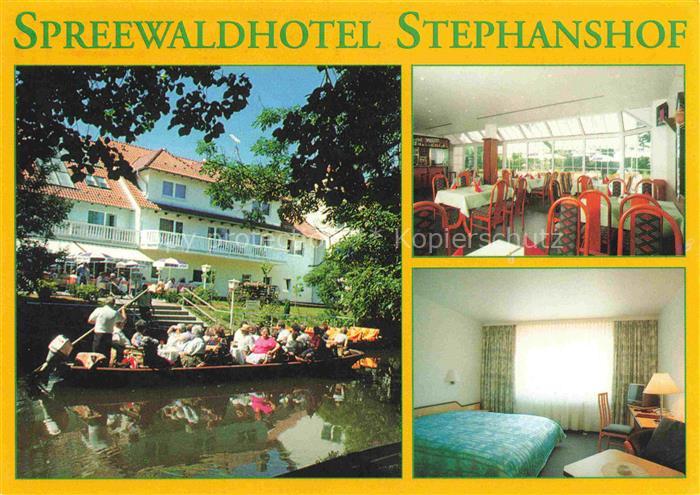 Luebben Spreewald Spreewaldhotel Stephanshof Restaurant Fremdenzimmer Kahnfahrt