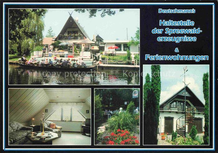 Luebben Spreewald Deutschmann's Haltestelle der Spreewalderzeugnisse und Ferienw