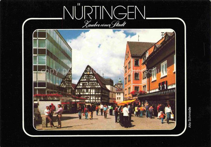 Nuertingen Fussgaengerzone Stadtzentrum