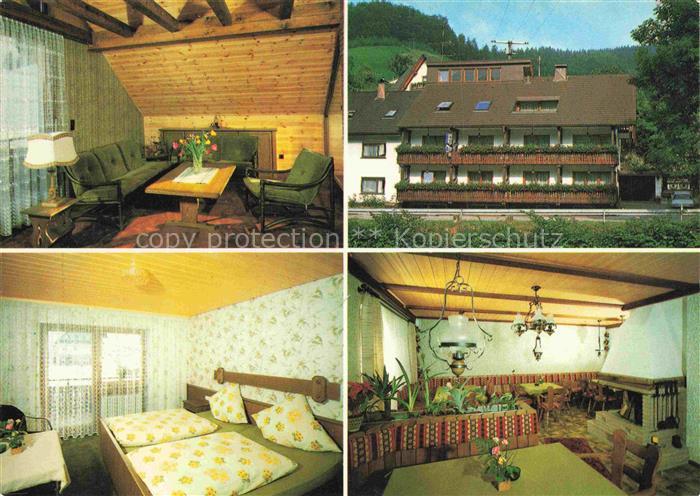 Schapbach BAD RIPPOLDSAU-SCHAPBACH Gaestehaus Pension Kaminzimmer Gaestezimmer