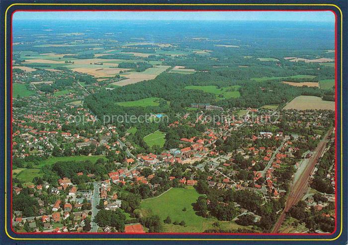 Fallingbostel Bad Panorama Luft- und Kneippkurort im Boehmetal Lueneburger Heide