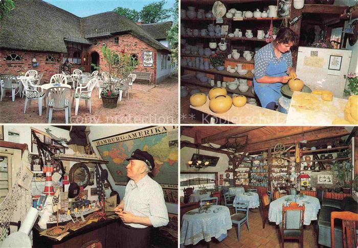 Oldsum Stelly's Hueues Das kleine Museum Toepferstube-Café