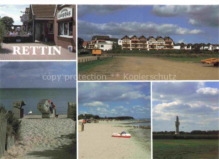 Rettin Neustadt Holstein Ladengeschaefte Strassencafé Strand Ferienhaeuser Hotel