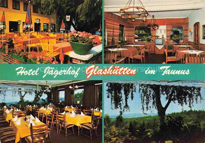 Glashuetten  Taunus Hotel Jaegerhof Restaurant Terrasse Landschaftspanorama