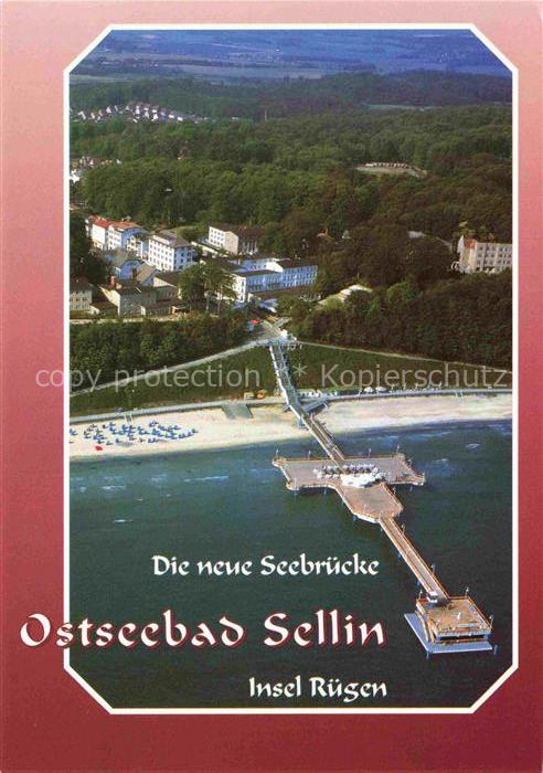 SELLIN  Ruegen Neue Seebruecke Ostseebad