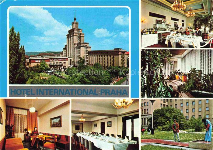 Dejvice Hotel International Restaurant Festtafel Minigolf