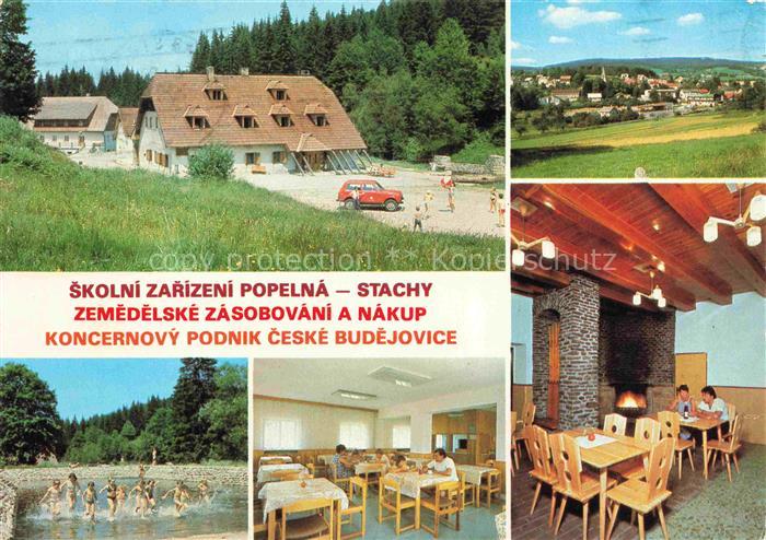 Stachy Susice Okres Pachatice CZ Skolni Zarizeni Popelna Badestelle Panorama