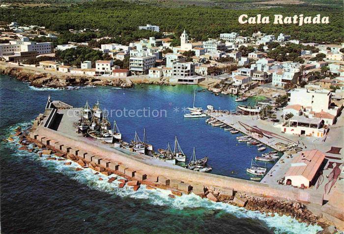 Cala Ratjada Balleares Mallorca ES Vista aérea de su puerto