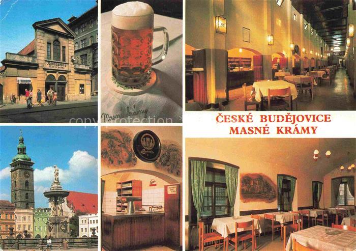 CESKE BUDEJOWICE Cesky Budejovic Budweis CZ Masné Krámy Restaurant Bierkruf Brun