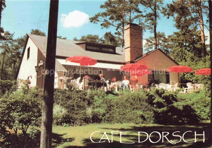 Bad Saarow Brandenburg Café Dorsch Terrasse