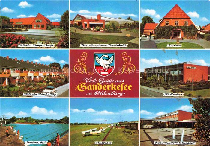 Ganderkesee Schule Freizeitzentrum Tennishalle Rathaus Wilhelm-Busch-Weg Hallenb