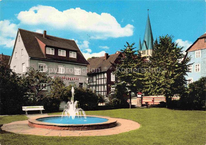 Bodenfelde Reiherbachplatz Brunnen Sommerfrische