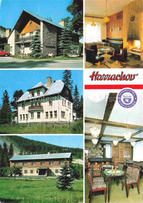 Harrachov Harrachsdorf CZ Hotel Hubertus Gastraum Kaminzimmer