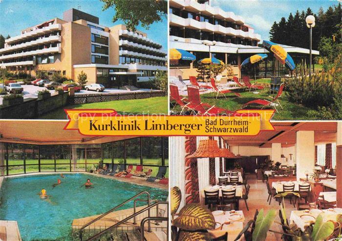 Bad Duerrheim Kurklinik Limberger Garten Hallenbad Restaurant