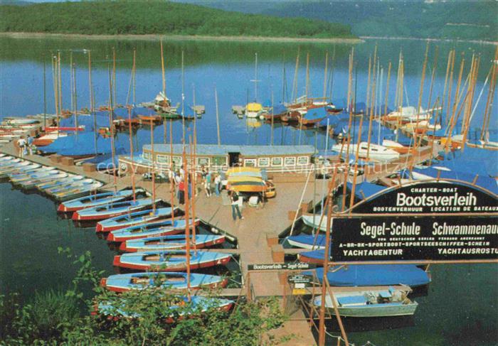 Schwammenauel Heimbach Bootsverleih Segelschule