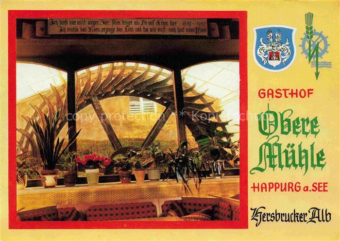 Happurg Bayern Gasthof Obere Muehle Gastraum