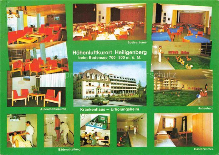 Heiligenberg Baden Krankenhaus Erholungsheim Aufenthaltsraeume Speiseraeume Hall