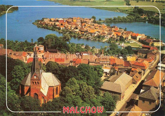 Malchow Stadtpanorama Altstadt