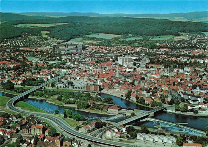 HAMELN Weser Fliegeraufnahme